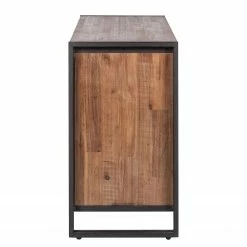 Ars manufacti Sideboard Manchester II - Akazie teilmassiv / Metall - Akazie / Anthrazit -WOHNZIMMERMÖBEL Verkäufe sideboard manchester ii akazie massiv metall 4876180