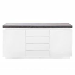 Fredriks Sideboard Namona I - Inkl. Beleuchtung - Weiß / Beton Dekor 10 Fredriks Sideboard Namona I - Inkl. Beleuchtung - Weiß / Beton Dekor -WOHNZIMMERMÖBEL Verkäufe sideboard namona i inkl beleuchtung weiss anthrazit weiss anthrazit 3666813