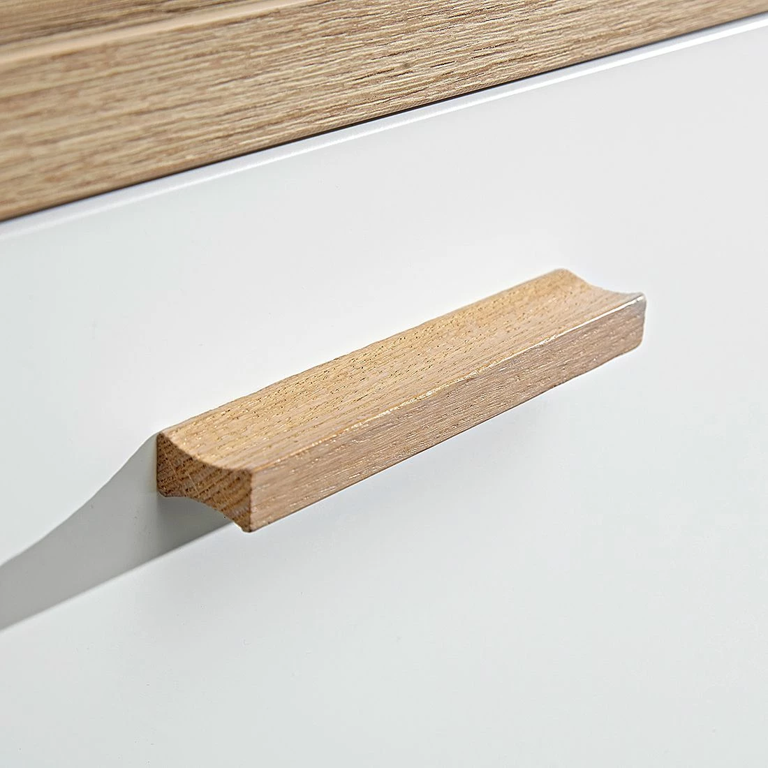 Germania Sideboard Neston I - Matt Weiß / Eiche Sanremo Dekor 7 Germania Sideboard Neston I - Matt Weiß / Eiche Sanremo Dekor – Bild 7