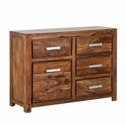 Ars Natura Sideboard Ohio I - Seesham massiv - gewachst 14 Ars Natura Sideboard Ohio I - Seesham massiv - gewachst -WOHNZIMMERMÖBEL Verkäufe sideboard ohio breite 115cm sheesham massiv 1352001