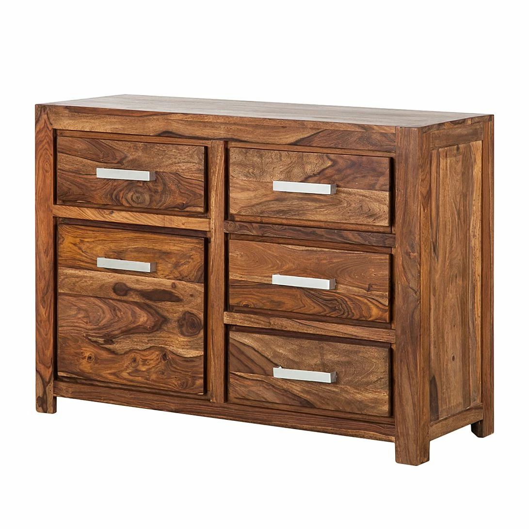 Ars Natura Sideboard Ohio I - Seesham massiv - gewachst 1 Ars Natura Sideboard Ohio I - Seesham massiv - gewachst