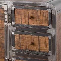 Ars manufacti Sideboard Wharton I - Akazie teilmassiv / Stahl -WOHNZIMMERMÖBEL Verkäufe sideboard wharton i mango teilmassiv 5046244