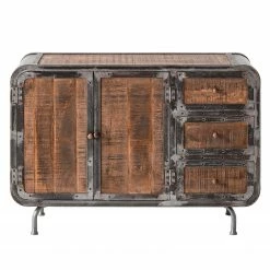 Ars manufacti Sideboard Wharton I - Akazie teilmassiv / Stahl -WOHNZIMMERMÖBEL Verkäufe sideboard wharton i mango teilmassiv stahl 5212012