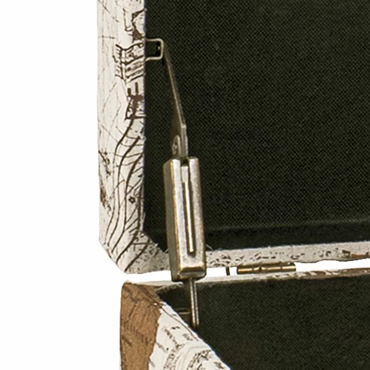 Home Design Sitztruhe Sagres - Leinen - Mehrfarbig 3 Home Design Sitztruhe Sagres - Leinen - Mehrfarbig – Bild 3