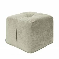 Says Who Sitzwürfel Piton Samt - Grau