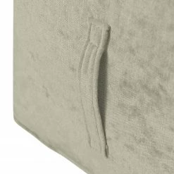 Says Who Sitzwürfel Piton Samt - Grau -WOHNZIMMERMÖBEL Verkäufe sitzwuerfel piton samtstoff grau 2867102