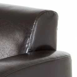 Maison Belfort Sofa La Habana (3-Sitzer) - Bycast-Kunstleder Dunkelbraun -WOHNZIMMERMÖBEL Verkäufe sofa 3 sitzer milano kunstleder braun 252010
