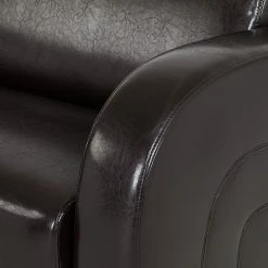 Maison Belfort Sofa La Habana (3-Sitzer) - Bycast-Kunstleder Dunkelbraun -WOHNZIMMERMÖBEL Verkäufe sofa 3 sitzer milano kunstleder braun 252011