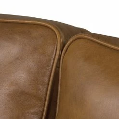 Ars Natura Sofa Alexo (2-Sitzer) - Braun -WOHNZIMMERMÖBEL Verkäufe sofa alexo 2 sitzer echtleder cognac 4984804