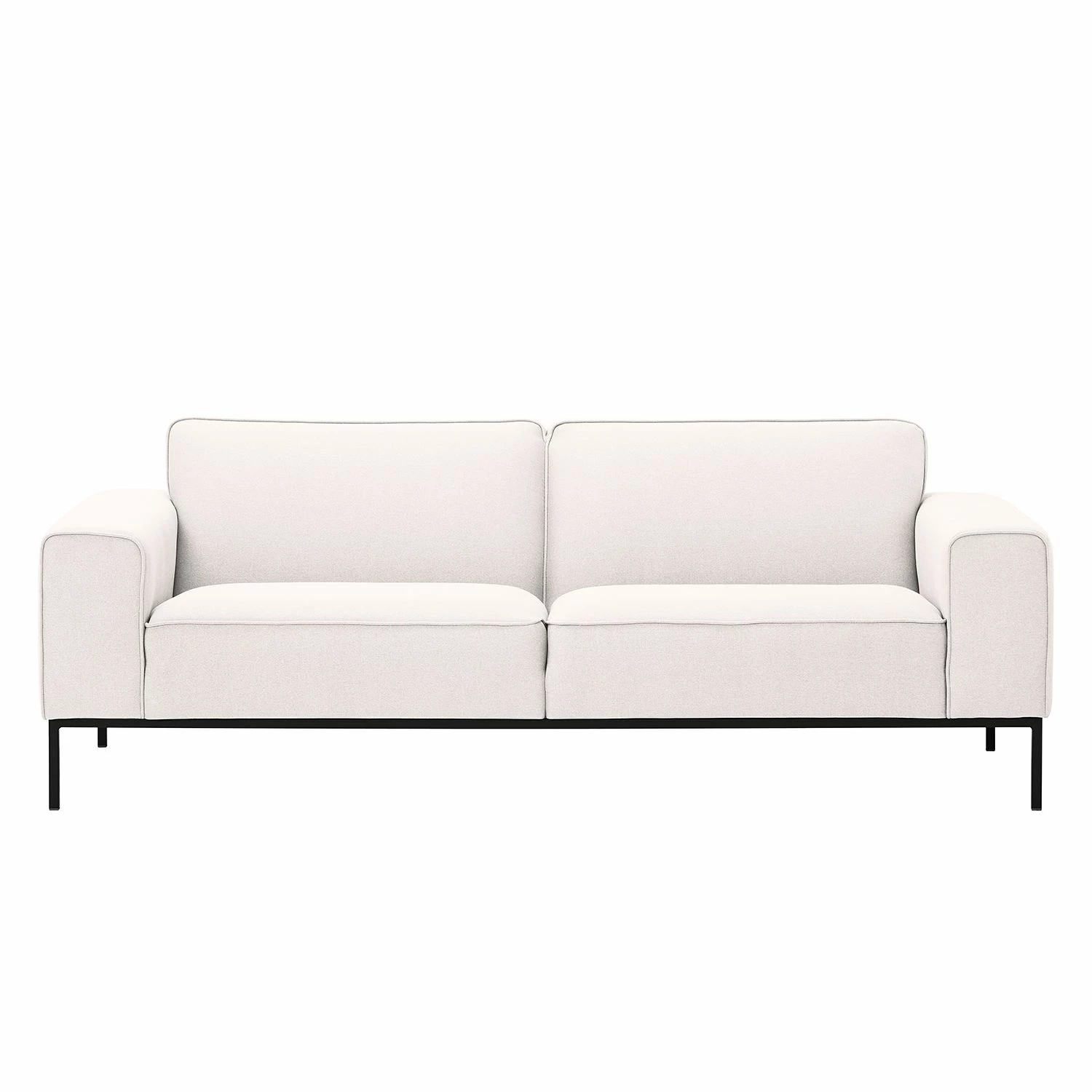 Studio Copenhagen Sofa Ampio (3-Sitzer) Webstoff - Stoff Floreana: Beige - Schwarz 3 Studio Copenhagen Sofa Ampio (3-Sitzer) Webstoff - Stoff Floreana: Beige - Schwarz – Bild 3