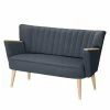 Mørteens Sofa Bauro (2-Sitzer) Webstoff - Jeansblau