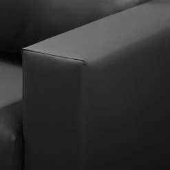Ars manufacti Sofa Bexwell I (2-Sitzer) - Kunstleder Madara: Schwarz -WOHNZIMMERMÖBEL Verkäufe sofa bexwell 3 sitzer kunstleder schwarz 5052376 1