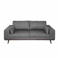 Mørteens Sofa Billund I (2-Sitzer) Strukturstoff - Grau -WOHNZIMMERMÖBEL Verkäufe sofa billund 2 sitzer strukturstoff grau 495768