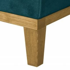 Jack & Alice Sofa Blomma (2-Sitzer) Samt - Petrol - Eiche -WOHNZIMMERMÖBEL Verkäufe sofa blomma 3 sitzer samtstoff petrol eiche 3671245