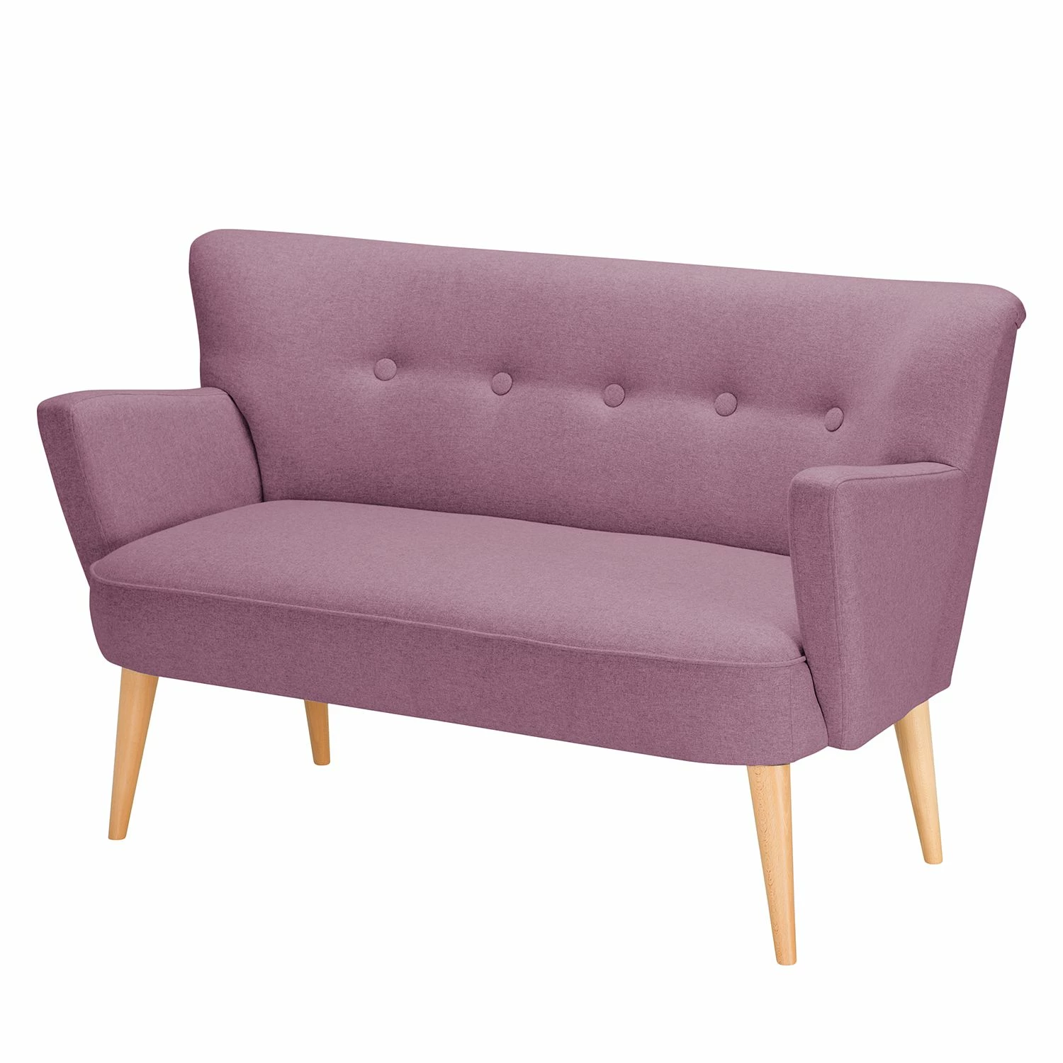 Mørteens Sofa Bumberry III Filz (2-Sitzer) - Mauve 1 Mørteens Sofa Bumberry III Filz (2-Sitzer) - Mauve