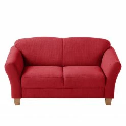 Ars Natura Sofa Cebu (2-Sitzer) Webstoff - Rot -WOHNZIMMERMÖBEL Verkäufe sofa cebu 2 sitzer webstoff rot 4570808