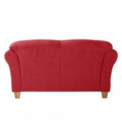 Ars Natura Sofa Cebu (2-Sitzer) Webstoff - Rot -WOHNZIMMERMÖBEL Verkäufe sofa cebu 2 sitzer webstoff rot 4570816