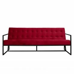 Jack & Alice Sofa Charm I Microfaser (3-Sitzer) - Kirschrot -WOHNZIMMERMÖBEL Verkäufe sofa charm i 3 sitzer microfaser rot 4692244