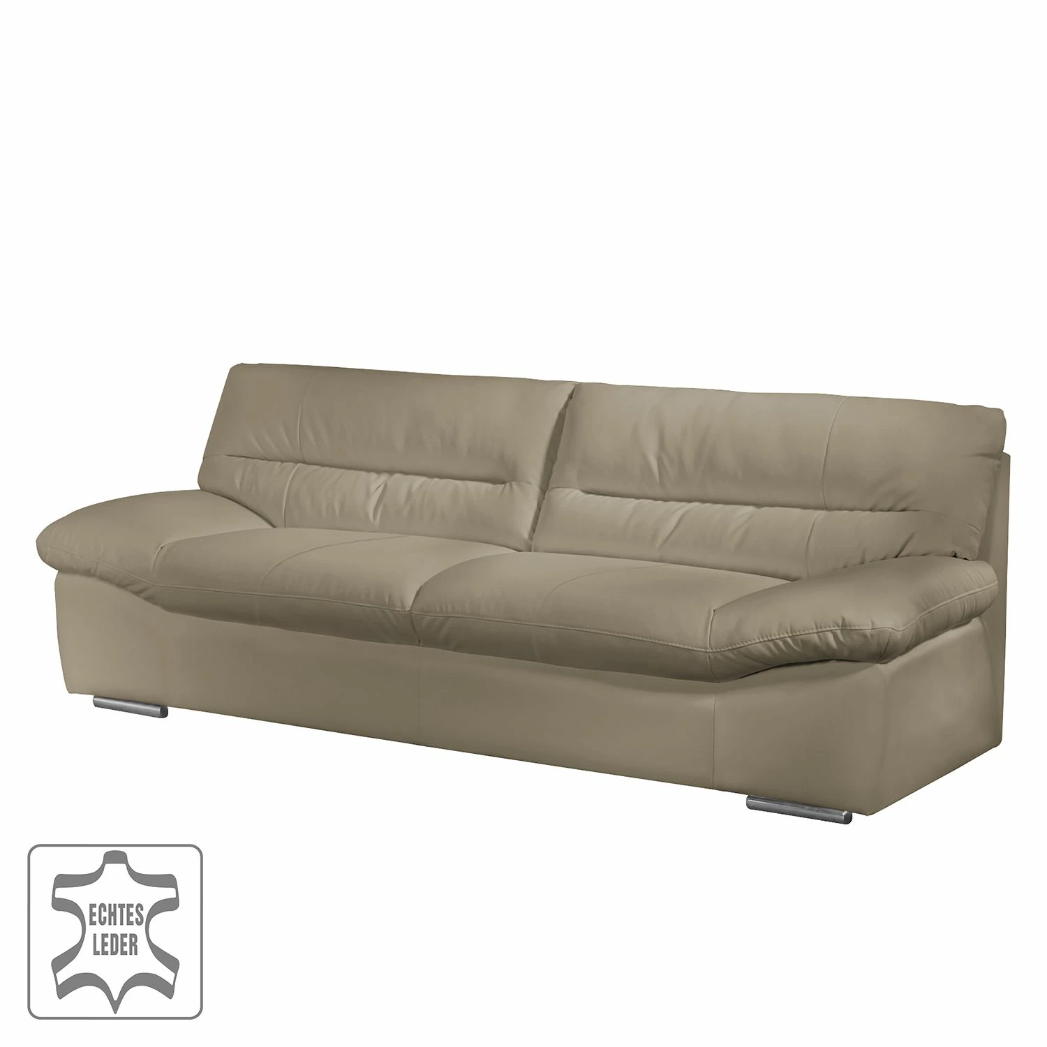 Cotta Sofa Doug (3-Sitzer) - Echtleder - Steingrau 2 Cotta Sofa Doug (3-Sitzer) - Echtleder - Steingrau – Bild 2