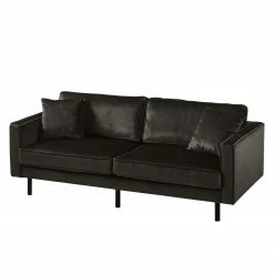 Eva Padberg Collection Polstergarnitur Edina Samt (3-2) - Bisonbraun -WOHNZIMMERMÖBEL Verkäufe sofa edina 3 sitzer samt bisonbraun 4707692