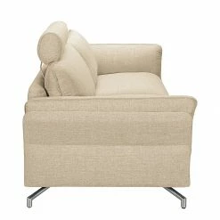 Loftscape Sofa Enrico (2,5-Sitzer) - Webstoff Beige - Mit 1 Kopfstütze -WOHNZIMMERMÖBEL Verkäufe sofa enrico 2 5 sitzer webstoff beige 429272