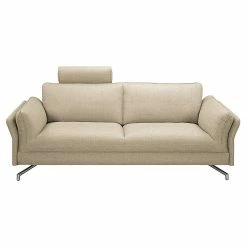 Loftscape Sofa Enrico (2,5-Sitzer) - Webstoff Beige - Mit 1 Kopfstütze -WOHNZIMMERMÖBEL Verkäufe sofa enrico 2 5 sitzer webstoff beige 429275
