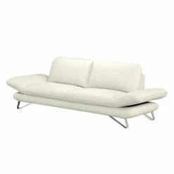 Fredriks Sofa Enzo (2,5-Sitzer) Echtleder Weiß - Keine Funktion