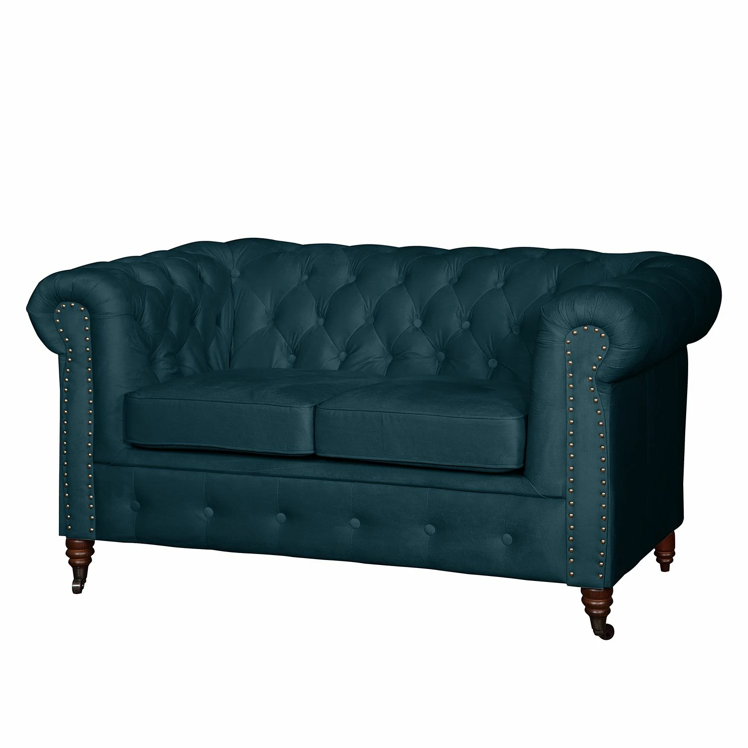 Jack & Alice Sofa Esplanada (2-Sitzer) Samt - Dunkelblau 1 Jack & Alice Sofa Esplanada (2-Sitzer) Samt - Dunkelblau