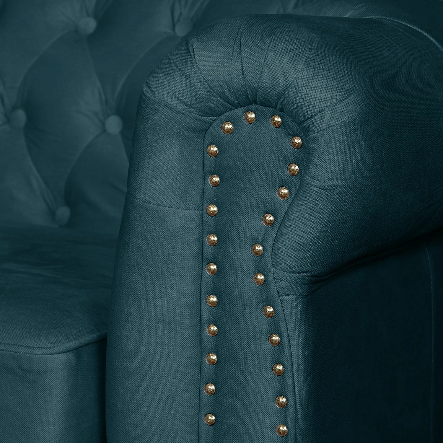 Jack & Alice Sofa Esplanada (2-Sitzer) Samt - Dunkelblau 6 Jack & Alice Sofa Esplanada (2-Sitzer) Samt - Dunkelblau – Bild 6