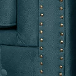 Jack & Alice Sofa Esplanada (2-Sitzer) Samt - Dunkelblau 21 Jack & Alice Sofa Esplanada (2-Sitzer) Samt - Dunkelblau -WOHNZIMMERMÖBEL Verkäufe sofa esplanada 3 sitzer microfaser dunkelblau 4504704