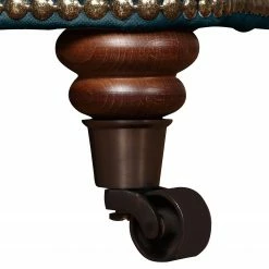 Jack & Alice Polsterhocker Esplanada (klein) Samt - Dunkelblau -WOHNZIMMERMÖBEL Verkäufe sofa esplanada 3 sitzer microfaser dunkelblau 4504708