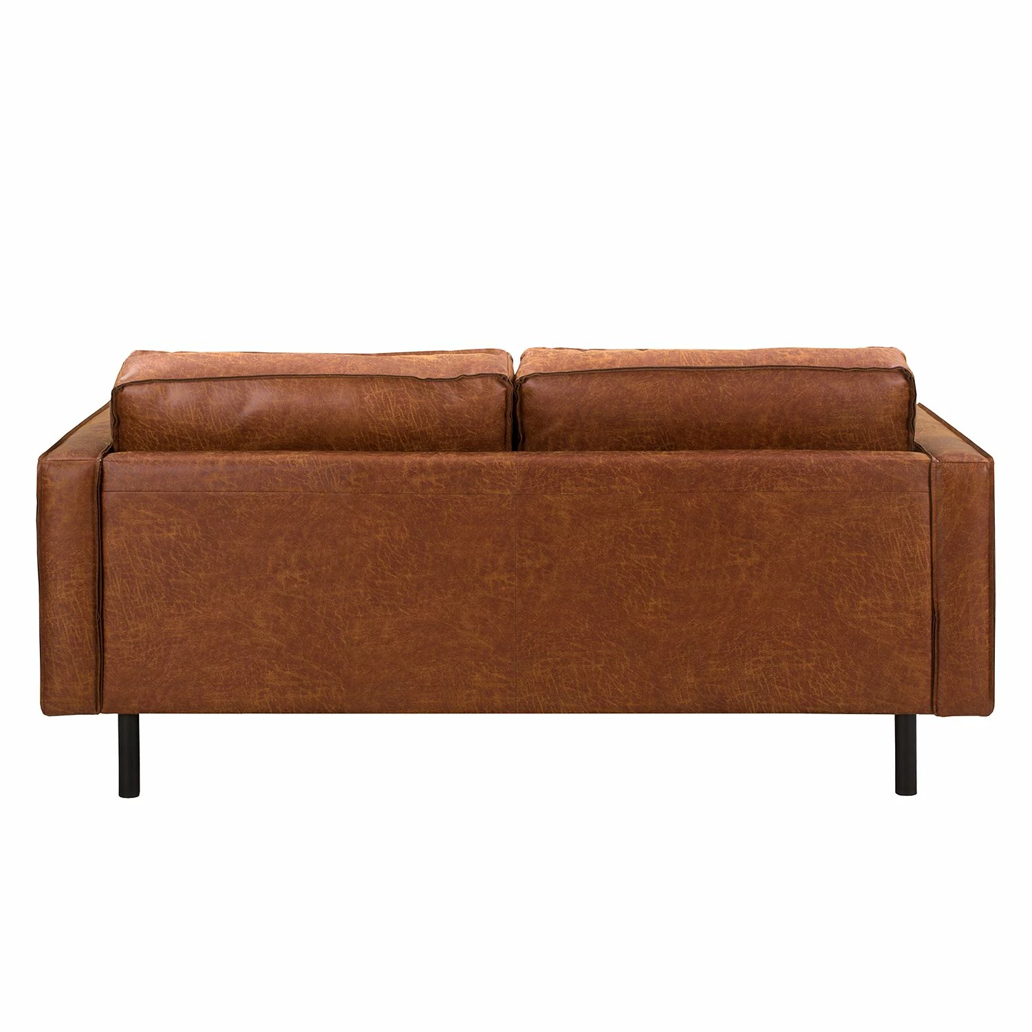 Ars manufacti 2-Sitzer Sofa FORT DODGE - Antiklederlook - Microfaser Yaka: Cognac 5 Ars manufacti 2-Sitzer Sofa FORT DODGE - Antiklederlook - Microfaser Yaka: Cognac – Bild 5
