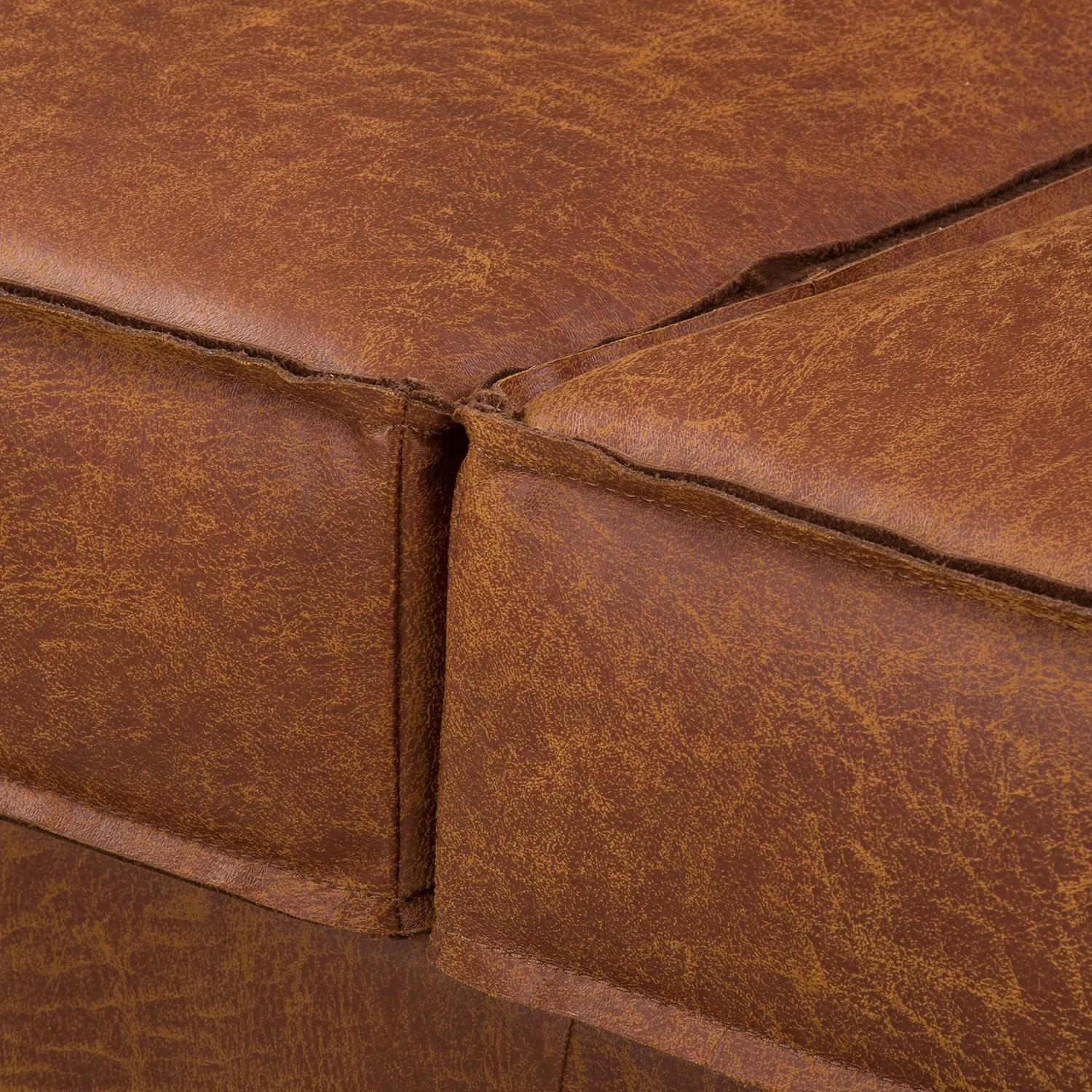 Ars manufacti 2-Sitzer Sofa FORT DODGE - Antiklederlook - Microfaser Yaka: Cognac 7 Ars manufacti 2-Sitzer Sofa FORT DODGE - Antiklederlook - Microfaser Yaka: Cognac – Bild 7