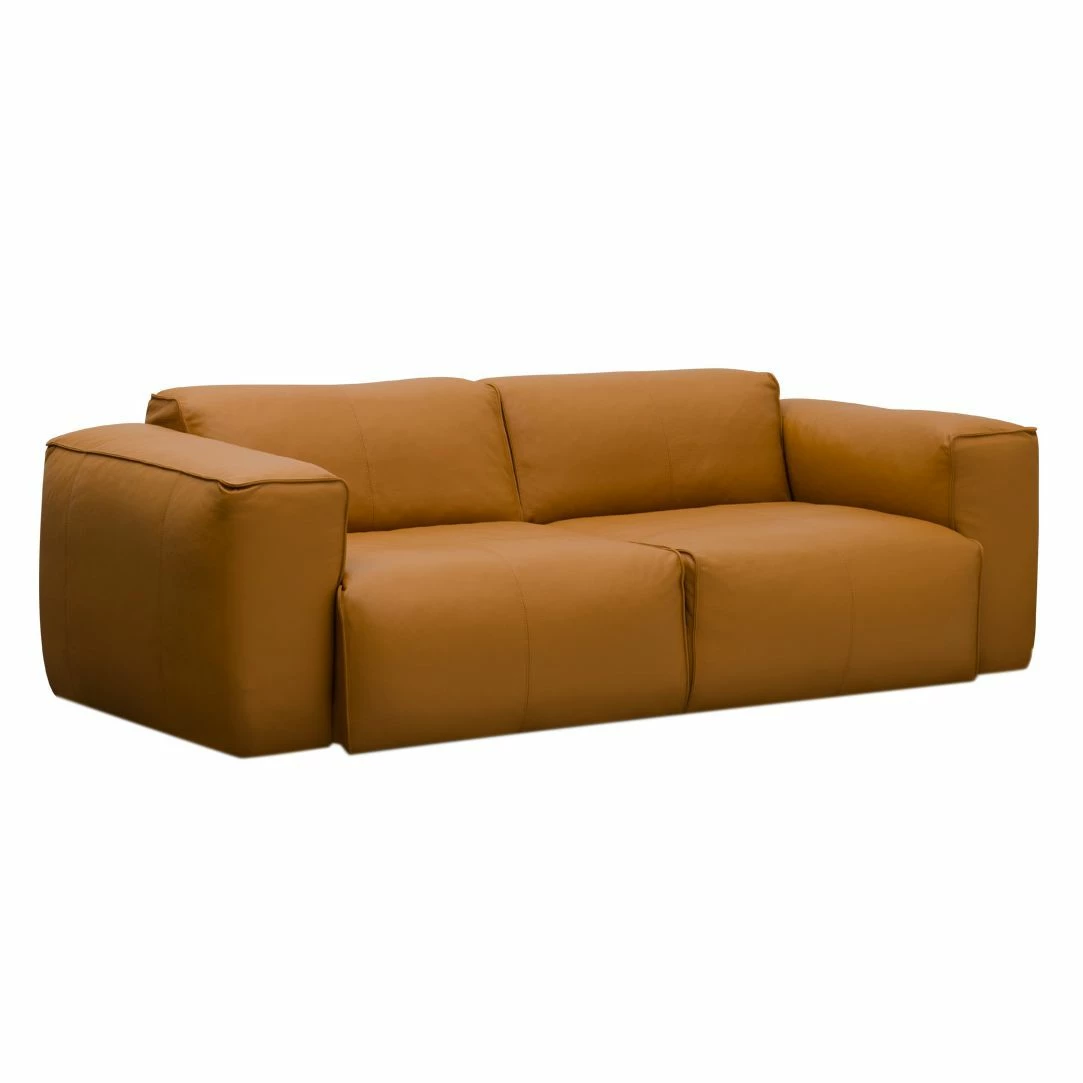 Studio Copenhagen 2-Sitzer Sofa HUDSON - Echtleder Neka: Cognac 1 Studio Copenhagen 2-Sitzer Sofa HUDSON - Echtleder Neka: Cognac