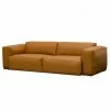 Studio Copenhagen 3-Sitzer Sofa HUDSON - Echtleder Neka: Cognac