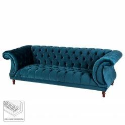 Max Winzer Sofa Ivette (3-Sitzer) - Microfaser - Türkis -WOHNZIMMERMÖBEL Verkäufe sofa ivette 3 sitzer microfaser tuerkis 5005508
