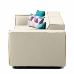 Sofa Kinx (2,5-Sitzer) Webstoff - Webstoff Osta: Altweiß - Keine Funktion -WOHNZIMMERMÖBEL Verkäufe sofa kinx 2 5 sitzer webstoff stoff osta altweiss 4320016