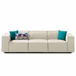 Sofa Kinx (3-Sitzer) Webstoff - Webstoff Osta: Altweiß -WOHNZIMMERMÖBEL Verkäufe sofa kinx 3 sitzer webstoff stoff osta altweiss 4326240