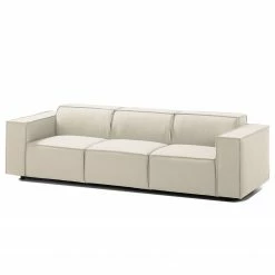 Sofa Kinx (3-Sitzer) Webstoff - Webstoff Osta: Altweiß -WOHNZIMMERMÖBEL Verkäufe sofa kinx 3 sitzer webstoff stoff osta altweiss 4326244