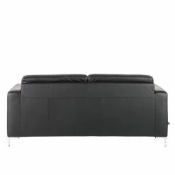 Fredriks Sofa Lampone (3-Sitzer) - Echtleder - Schwarz -WOHNZIMMERMÖBEL Verkäufe sofa lampone 3 sitzer echtleder schwarz 1387435