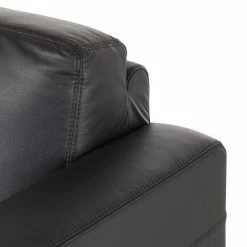 Fredriks Sofa Lampone (3-Sitzer) - Echtleder - Schwarz -WOHNZIMMERMÖBEL Verkäufe sofa lampone 3 sitzer echtleder schwarz 1387437