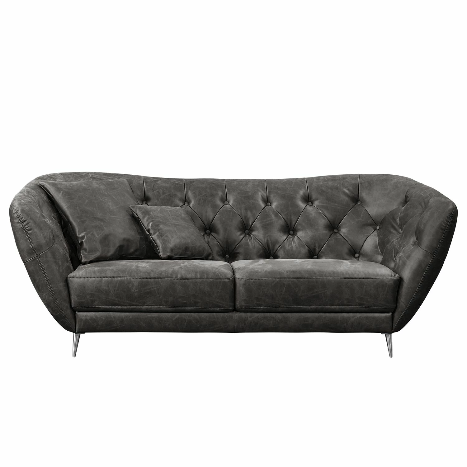 Ars manufacti Sofa Larrau (3-Sitzer) - Antiklederlook 1 Ars manufacti Sofa Larrau (3-Sitzer) - Antiklederlook