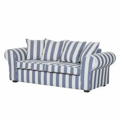 Maison Belfort Sofa Colmar (3-Sitzer) - Blau