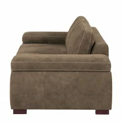 Ars Natura Sofa Maine (2-Sitzer) Echtleder - Cappuccino -WOHNZIMMERMÖBEL Verkäufe sofa maine 2 sitzer echtleder cappuccino 4479384
