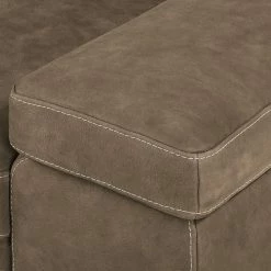 Ars Natura Sofa Maine (2-Sitzer) Echtleder - Cappuccino -WOHNZIMMERMÖBEL Verkäufe sofa maine 2 sitzer echtleder cappuccino 4479400
