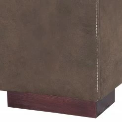 Ars Natura Polsterhocker Maine Echtleder - Mokka -WOHNZIMMERMÖBEL Verkäufe sofa maine 2 sitzer echtleder mocca 3619301