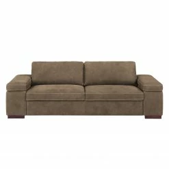 Ars Natura Sofa Maine (3-Sitzer) Echtleder - Cappuccino -WOHNZIMMERMÖBEL Verkäufe sofa maine 3 sitzer echtleder cappuccino 4479884
