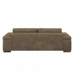 Ars Natura Sofa Maine (3-Sitzer) Echtleder - Cappuccino -WOHNZIMMERMÖBEL Verkäufe sofa maine 3 sitzer echtleder cappuccino 4479892