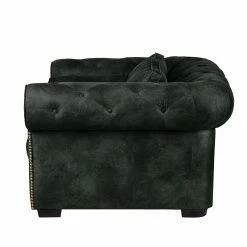 Ars manufacti Sofa Mallow (2-Sitzer) - Antiklederoptik Anthrazith -WOHNZIMMERMÖBEL Verkäufe sofa mallow 2 sitzer antiklederoptik anthrazith 436519
