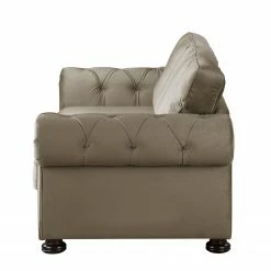 Velvet Studio Sofa Marau (3-Sitzer) - Latte Macchiato -WOHNZIMMERMÖBEL Verkäufe sofa marau 3 sitzer samt latte macchiato 4915116 1